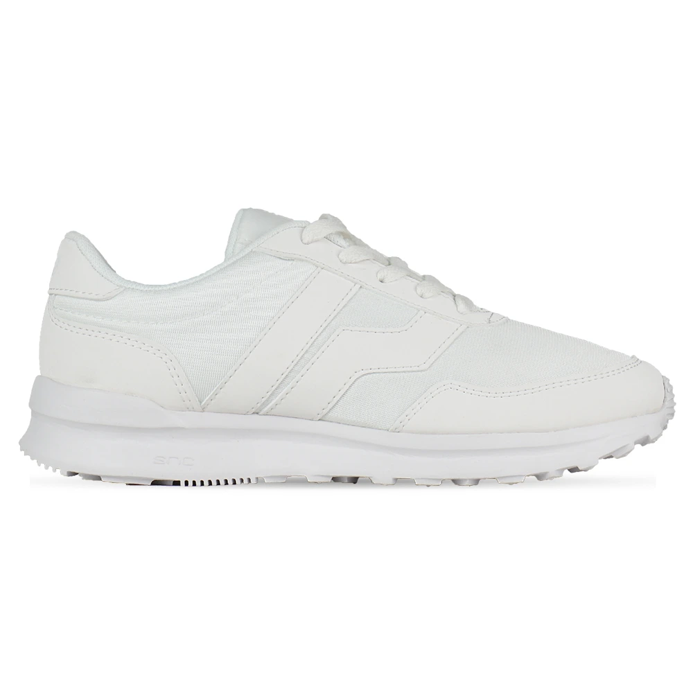 Sepatu Casual Piero City Core Big Logo - White/White/White