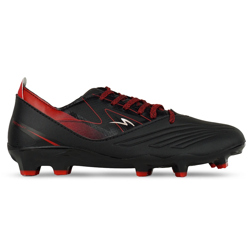 Sepatu Bola Specs Accelerator Speedkraft Pro FG - Black/Tango Red