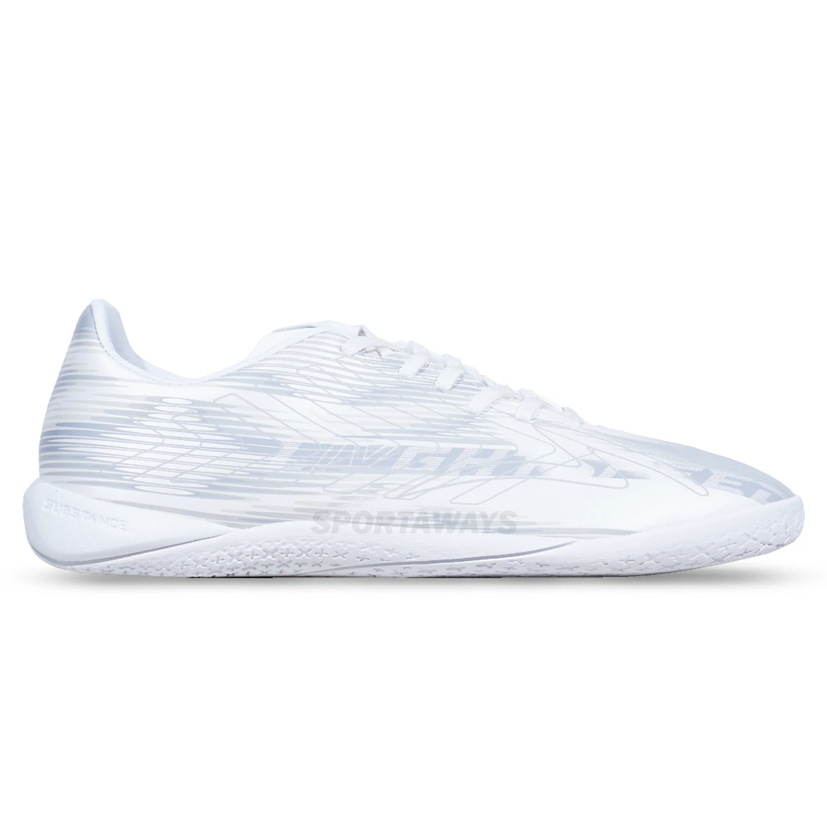 Sepatu Futsal Specs Accelerator Lightspeed 4 Nitro Core IN - White/Lunar Rock/Copper