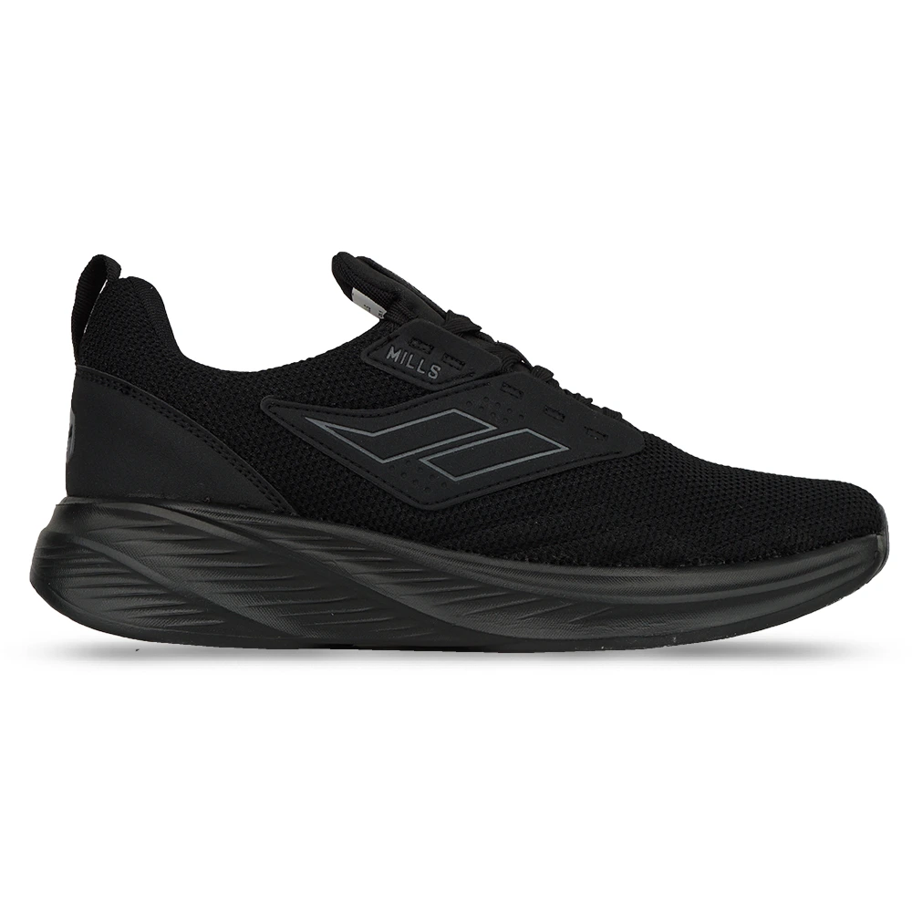 Sepatu Running Mills Sportage CL - Black/Grey