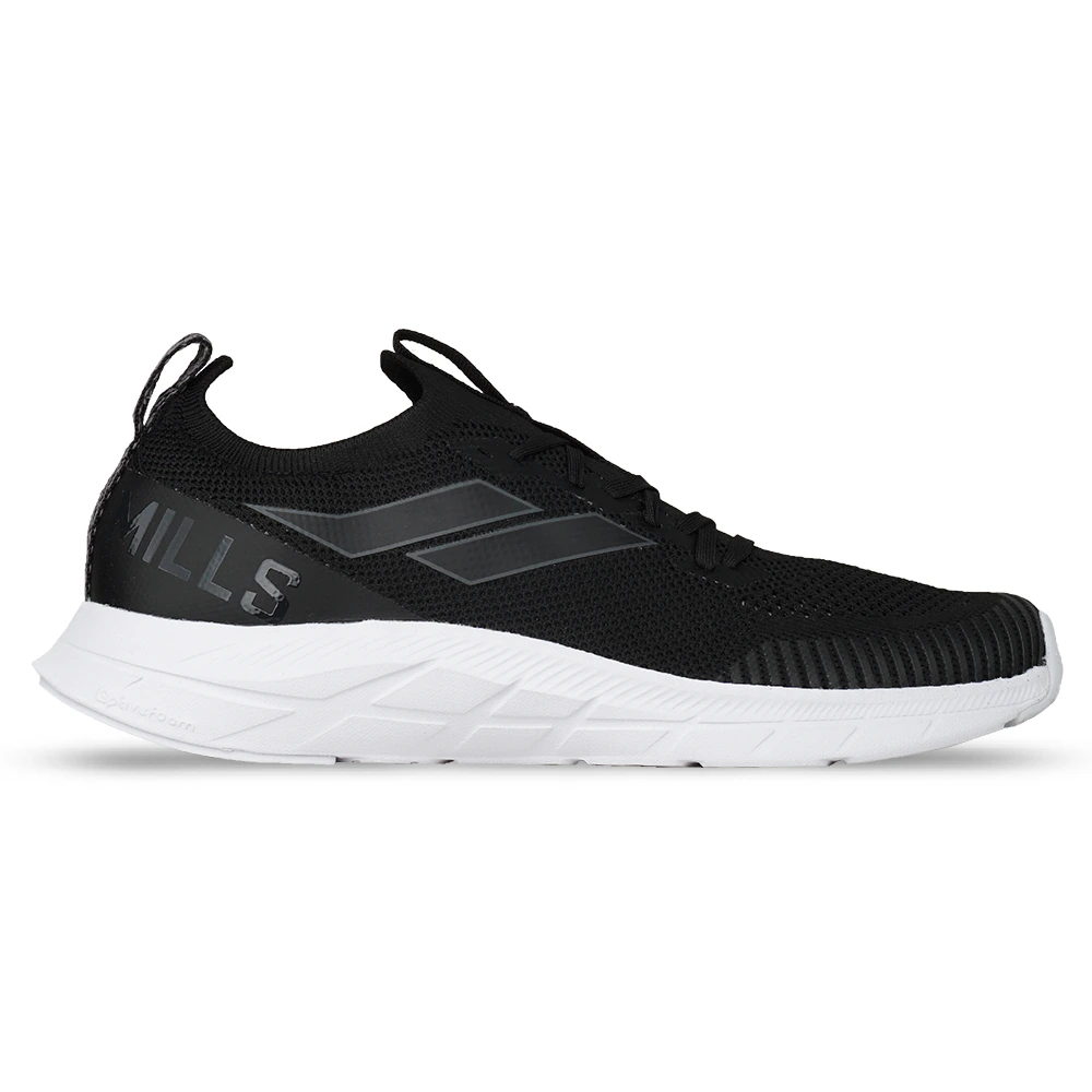 Sepatu Running Mills Treximo Enerlite - Black/White