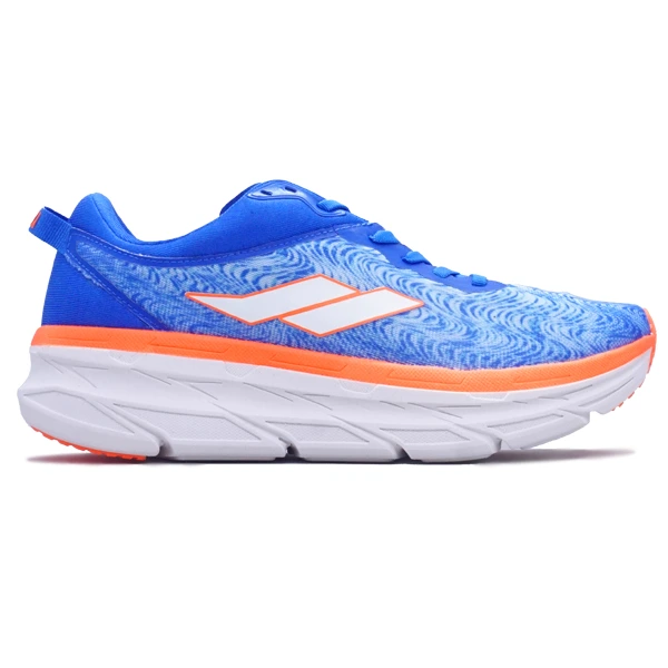 Sepatu Running Mills Enermax Flasma - Blue/Bright Orange/White